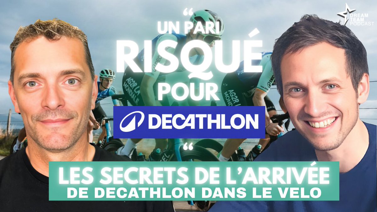 Les secrets sur l'arrivée de <a href="/Decathlon/">Decathlon</a> dans le #velo #cyclisme pro
Toute l'histoire de <a href="/van_rysel/">VAN RYSEL</a>  à travers le récit de Nicolas Pierron, le fondateur de ce projet
#TourDeFrance <a href="/LeTour/">Tour de France™</a> 
Itunes : apple.co/2WvqkoY
Spotify :spoti.fi/3fpwShy
dreamteampodcast.fr