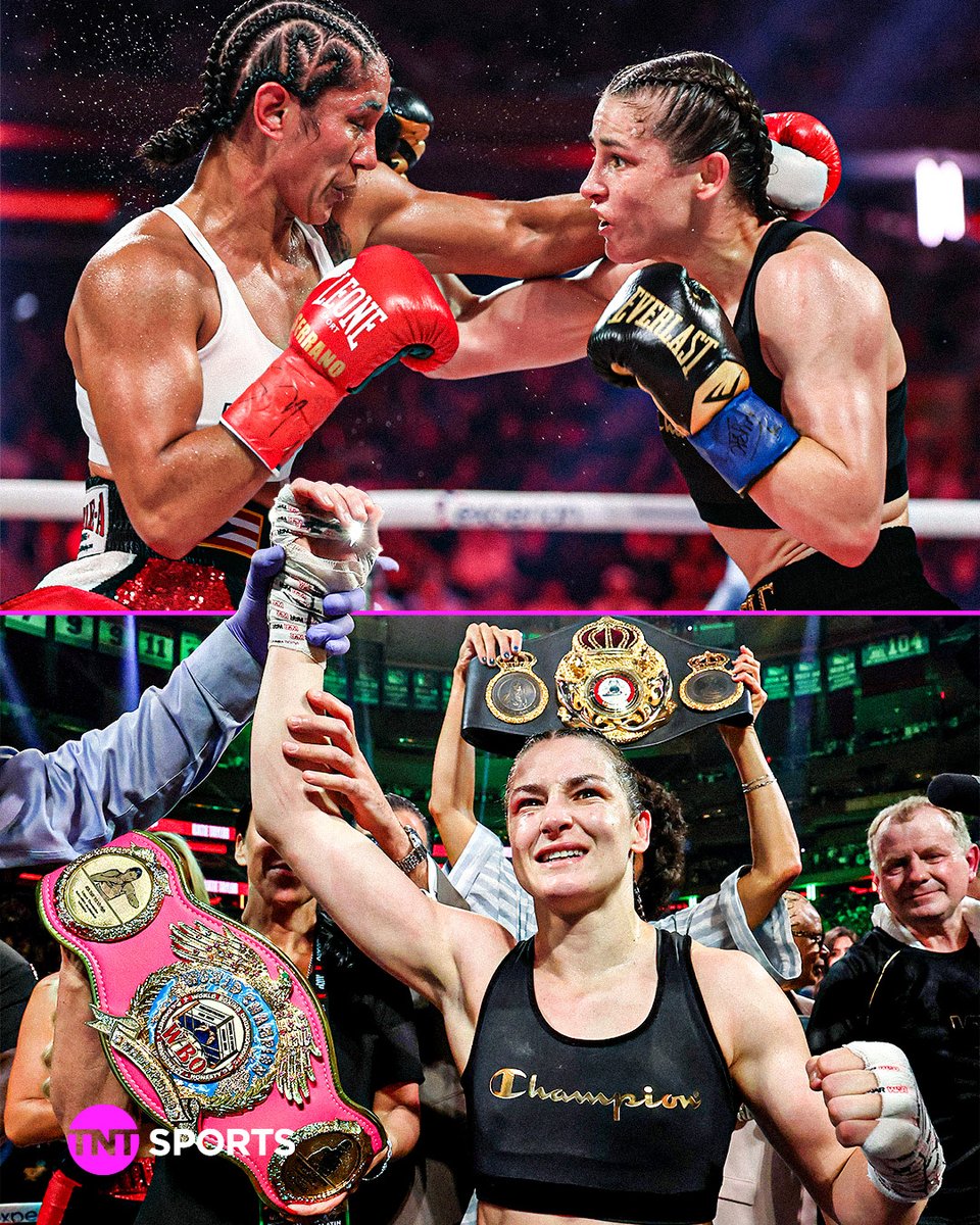 boxingontnt's tweet image. Katie Taylor made it 3-0 in the trilogy with Amanda Serrano at MSG ☘️
Who’s next for the Irish icon?