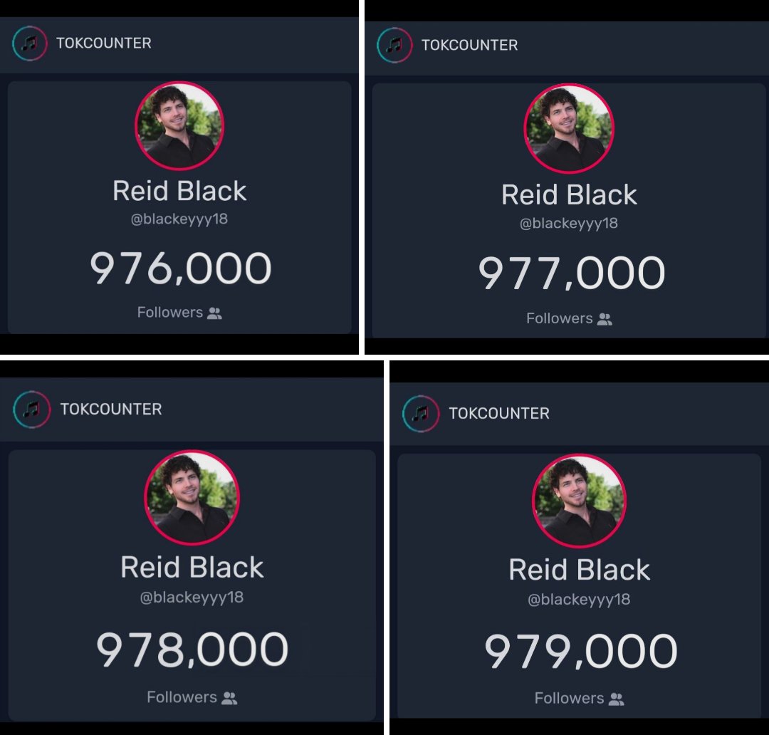 975K, 976K, 977K(live) Saturday milestones &amp; 978K, 979K Sunday morning milestones, let's gooooo gooooo gooooo🖤🎉🖤 #roadto1million