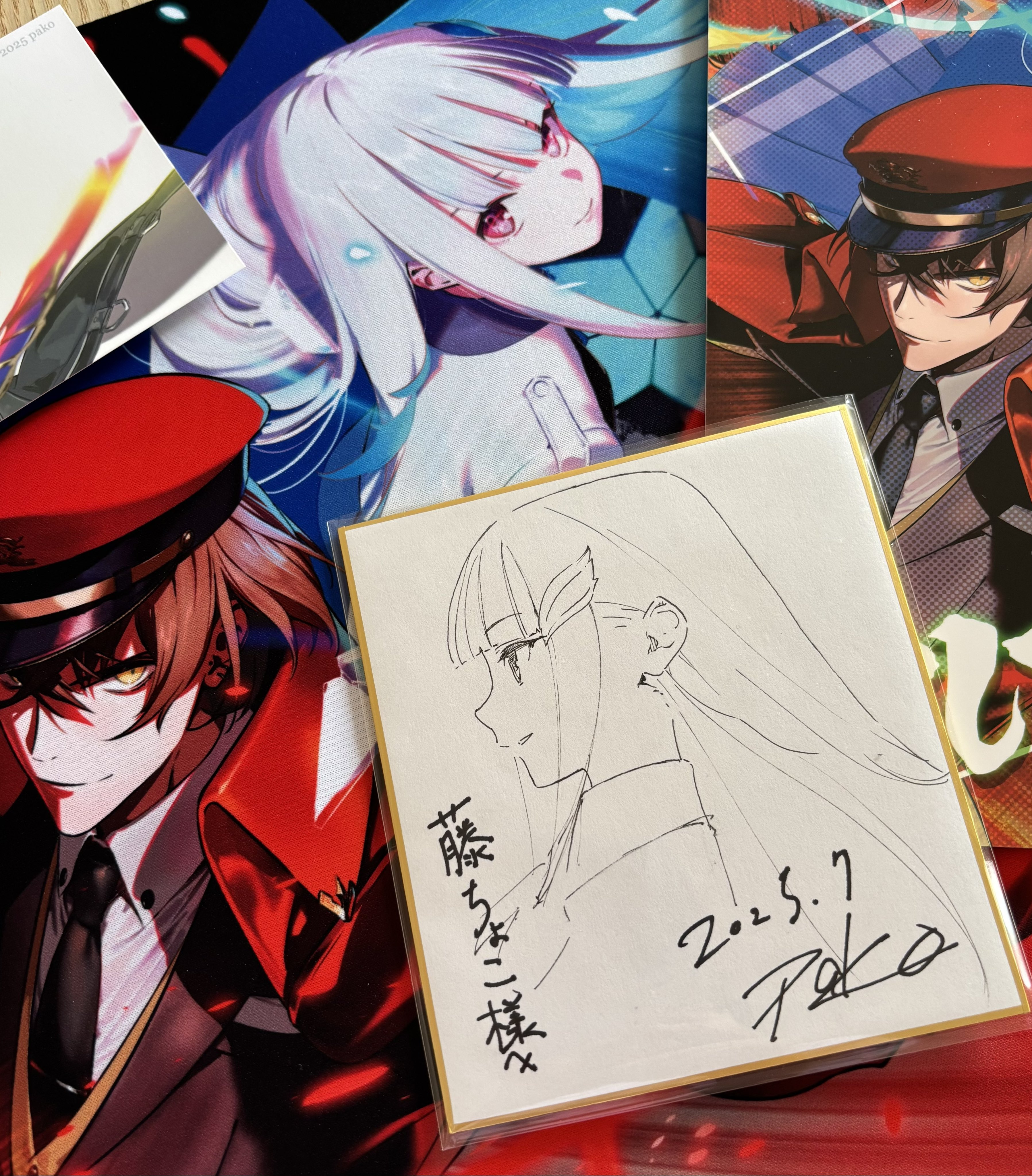 藤ちょこ ミニ色紙 京都巡回展 藤ちょこ画集発売記念作品展 特別企画のお知らせ | GoFa