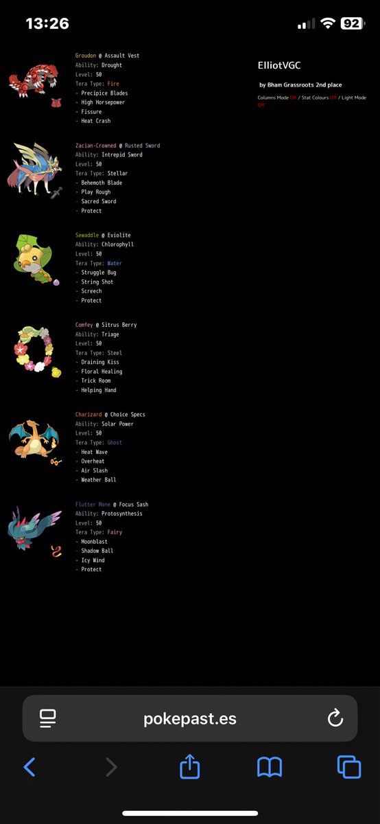 ElliotVGC ๐โ (@elliotvgc) on Twitter photo So I made it all the way to the final of the grassroots local in birmingham yesterday with the silliest and funniest sewaddle team. Unfortunately lost in the final but iโm so happy and proud that I made it there and congrats to <a href="/Breloom3912/">Breloom3912</a> for the win So I made it all the way to the final of the grassroots local in birmingham yesterday with the silliest and funniest sewaddle team. Unfortunately lost in the final but iโm so happy and proud that I made it there and congrats to <a href="/Breloom3912/">Breloom3912</a> for the win
