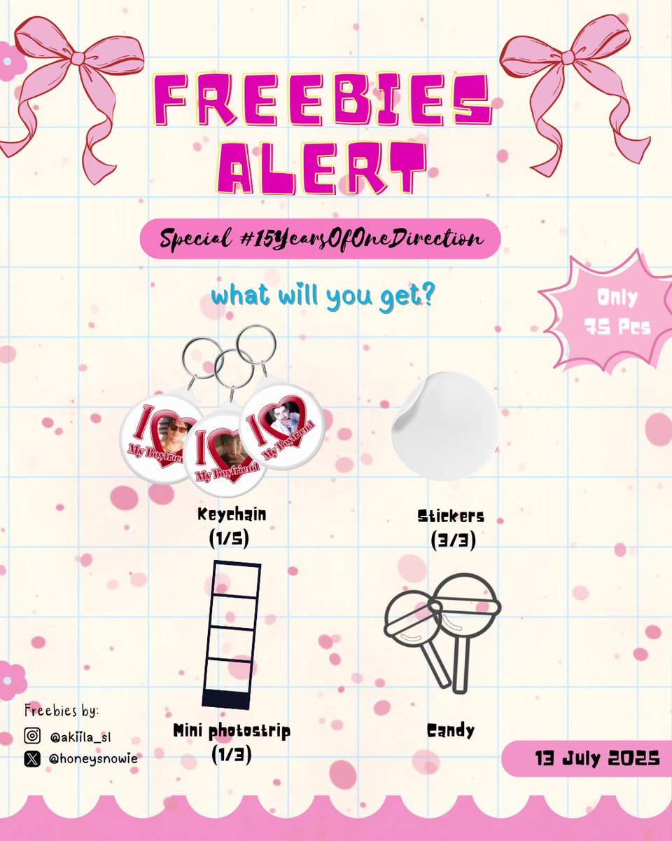honeysnowie's tweet photo. 💌 OneDirection Freebies 💌
Special #15YearsOfOneDirection 

by @honeysnowie 

how to claim:
ᥫ᭡. Strictly for clowns only
ᥫ᭡. Rt + Likes this tweet
ᥫ᭡. 1 per/set
ᥫ᭡. Set 5.000 (no refunds)
ᥫ᭡. Kindly drop your x @usn at notes 

link: https://t.co/TO0DNzITFw
Goodluck💘 https://t.co/LsVgcBhA9f