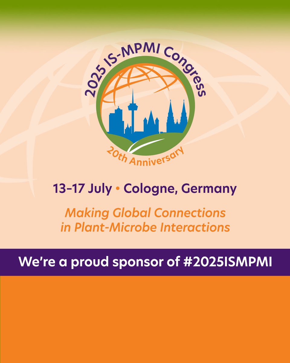 slaterholly's tweet image. I’m happy to have arrived in Cologne for #ismpmi2025! Come see me at the @NewPhyt stand to talk all things plant-microbe interactions and learn about the work of the New Phytologist Foundation.