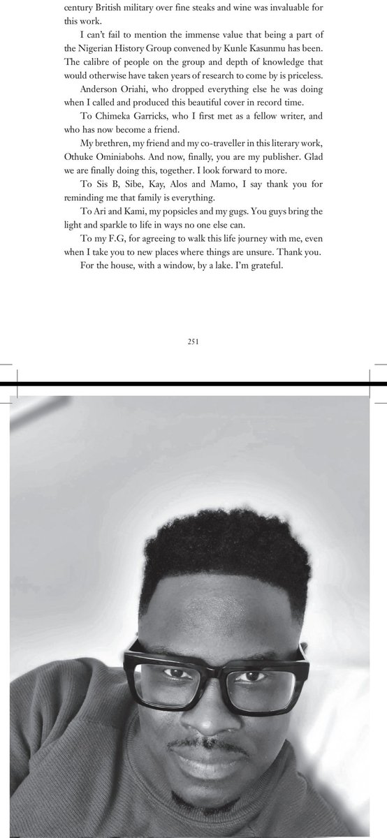 tundeleye's tweet image. Last line of the appreciation page in Fireflies on the Lagoon. 

The View...