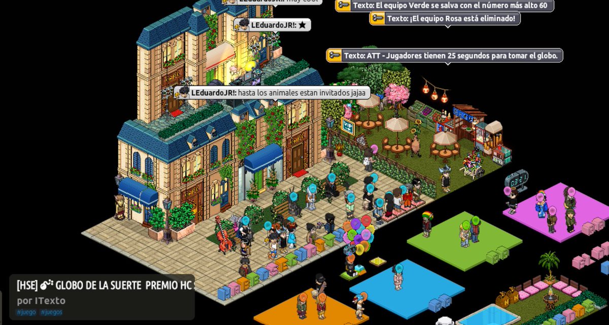 Que lindo evento tuve anoche junto con mi equipo de <a href="/ESHabboSecurity/">HabboSecurity</a> y sobre todo a la mente más creativa de todo Habbo <a href="/ITextoHB/">ITexto HB</a> 🩷 seguiremos creciendo y seguiremos dándole con todo 💪🏻🩷