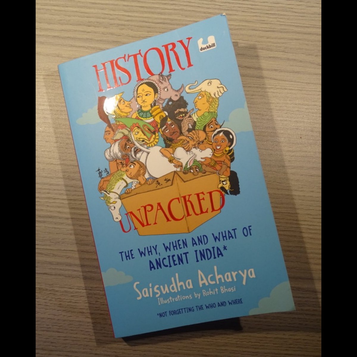 #HistoryUnpacked by <a href="/saiacharya/">Saisudha Acharya</a> , illustrated by <a href="/rohitbhasi/">Rohit Bhasi of Indigoranges</a> tells our story in a fun manner, &amp; is a definite pick if you are looking for a book to gift!

My review: bit.ly/44toTvB
<a href="/DuckbillBooks/">Duckbill</a> <a href="/PenguinIndia/">Penguin India</a> 

Book 29 #TBRChallenge <a href="/blogchatter/">Blogchatter®</a>
