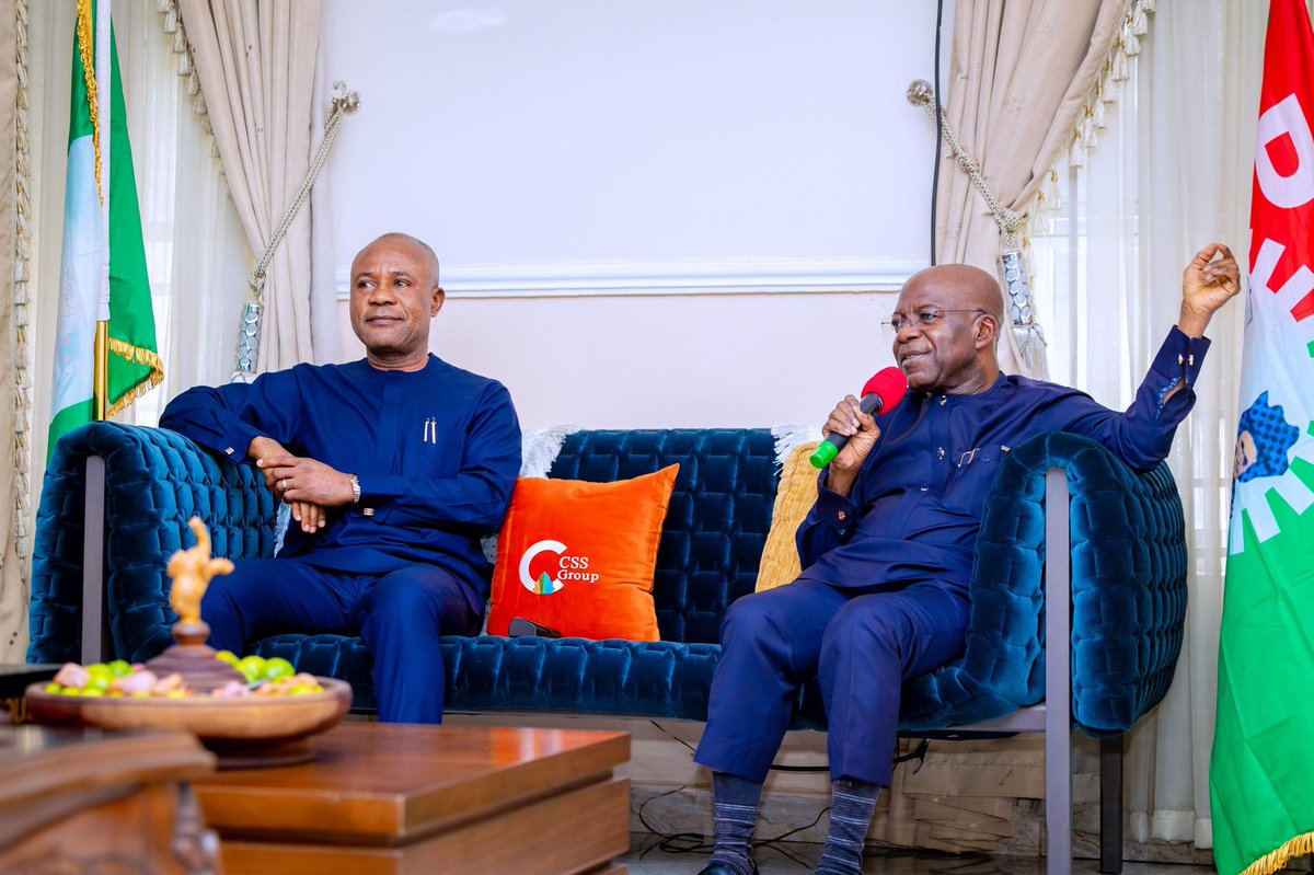 PNMbah's tweet image. Yesterday, I visited my brother, Governor Alex Otti, in his country home in Abia State.
Leadership can sometimes feel like an echo chamber, so it’s refreshing and productive to step out, compare notes, share ideas, and exchange perspectives.
I commended Governor Otti for the…