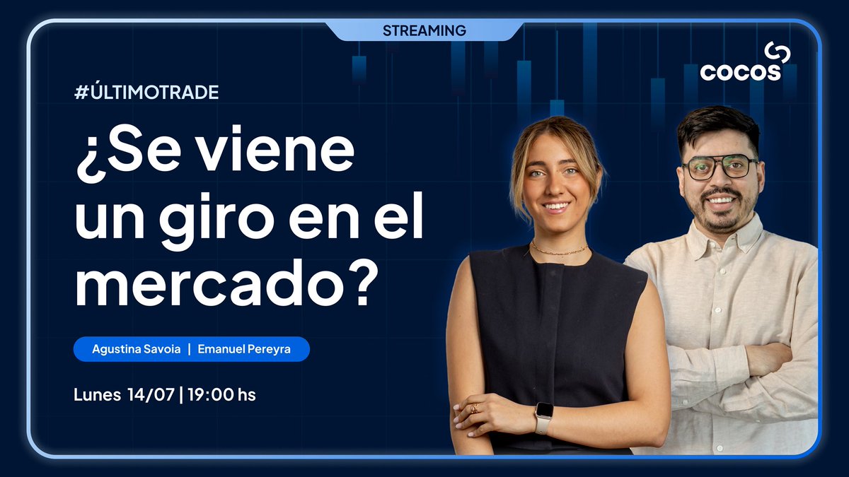 cocoscap's tweet image. 🟢Este lunes 19hs prendemos stream para analizar todo lo que está pasando en el Merval y ver dónde están las oportunidades de inversión.
¡Los esperamos!
🔗youtube.com/live/3NAt6Zgy4…