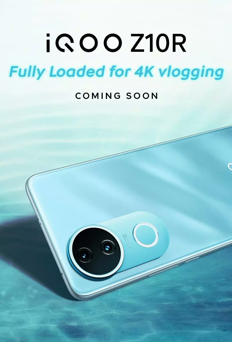 Hasrat Singh (@hasratsingh8) on Twitter photo iQOO Z10R launching soon in India .
📷 4K video vlogging, a solid mid-range pick worth waiting for! #iQOOZ10R
#iQOO
<a href="/IqooInd/">iQOO India</a> <a href="/nipunmarya/">Nipun Marya</a> iQOO Z10R launching soon in India .
📷 4K video vlogging, a solid mid-range pick worth waiting for! #iQOOZ10R
#iQOO
<a href="/IqooInd/">iQOO India</a> <a href="/nipunmarya/">Nipun Marya</a>