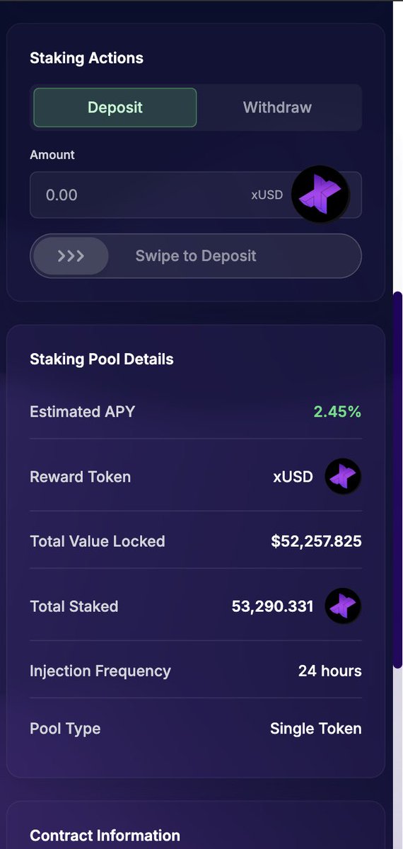 Xxiled1's tweet image. Small sneak peak of WIP for our new staking pool pages - each pool gets its own page - we’re getting rid of the modals!
I’ll put a demo up later this week of the swipe to confirm transaction buttons - they are pretty sweet.