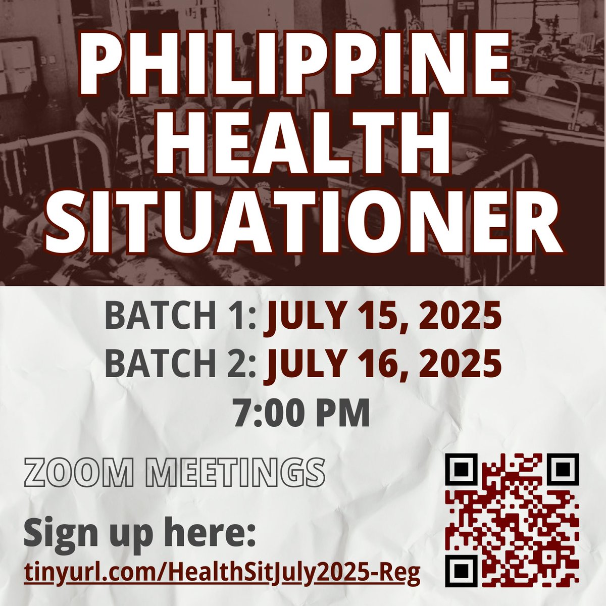 PMSANational's tweet photo. Attention, med &amp; allied health students! 

Ready to move beyond textbooks?

Join our online forum - 𝐏𝐡𝐢𝐥𝐢𝐩𝐩𝐢𝐧𝐞 𝐇𝐞𝐚𝐥𝐭𝐡 𝐒𝐢𝐭𝐮𝐚𝐭𝐢𝐨𝐧𝐞𝐫 - &amp; gain insights into the realities of the healthcare landscape you'll be entering. 🩺

#HealthIsARight
#HealthIsPolitical https://t.co/JCx7q5qSSI