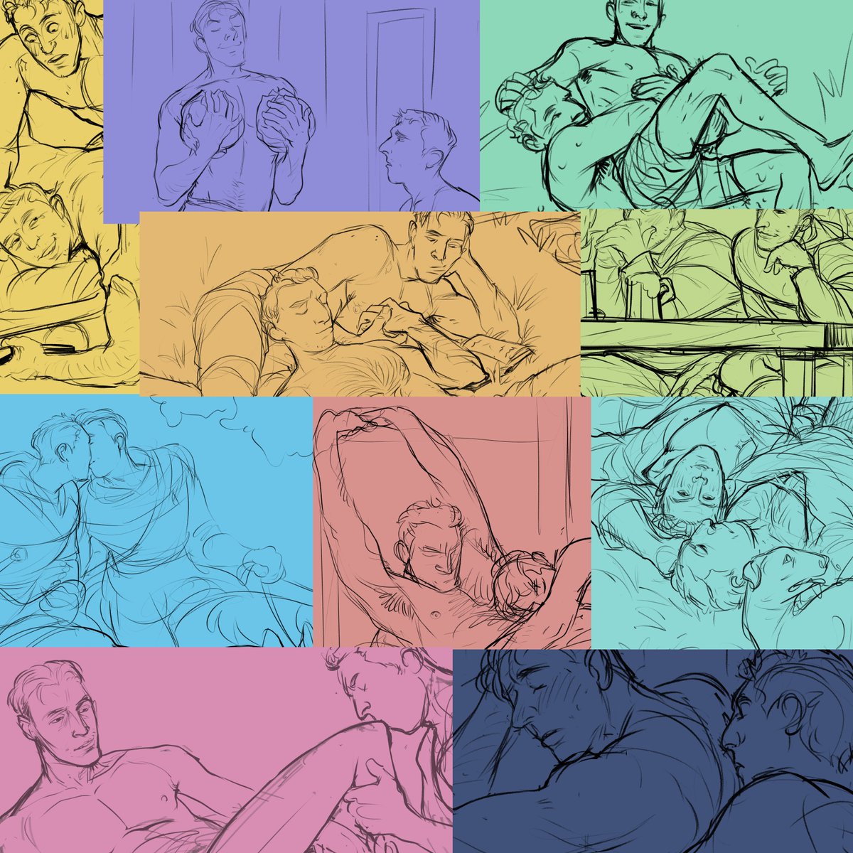 Я на самом деле дико наваливаю подружкам в лички по яндро, ноль идей, как всё это превратить в законченные арты, но я буду стараться выгрызать на них время. Редкие хорошики, они того стоят
#hansry
Заодно на мои говноскетчи грязные глянете ахахах