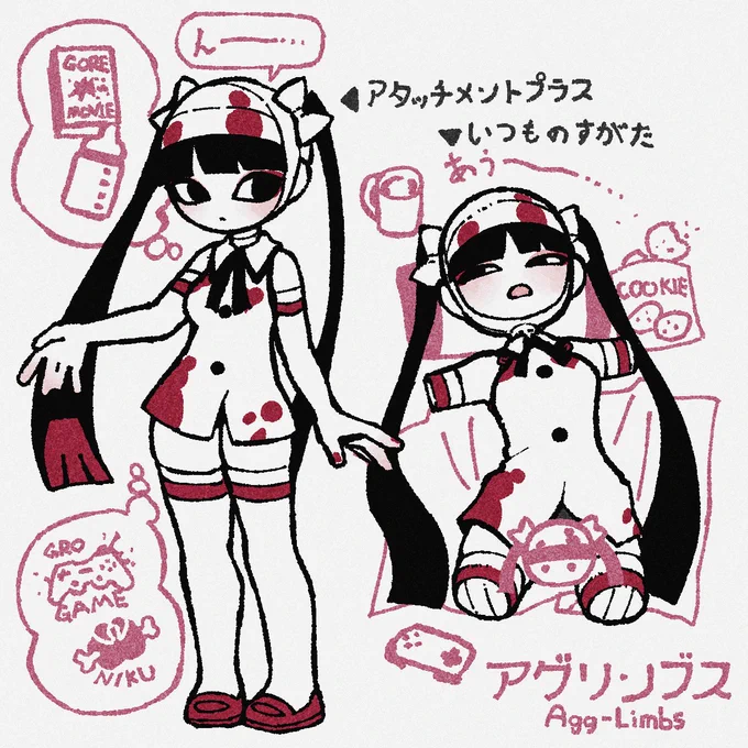 四肢アタッチメントをつけて手脚がある状態のアグちゃんになんらかの呼称がほしいなぁと思い、パーフェクトジオングみたいに「パーフェクトアグリンブス」って呼ぼうかと思ったけど、アグちゃんは手脚がない時点で既にパーフェクトだから「オーバーアグリンブス」とでも呼ぼうかな。なんかカッコいい。 