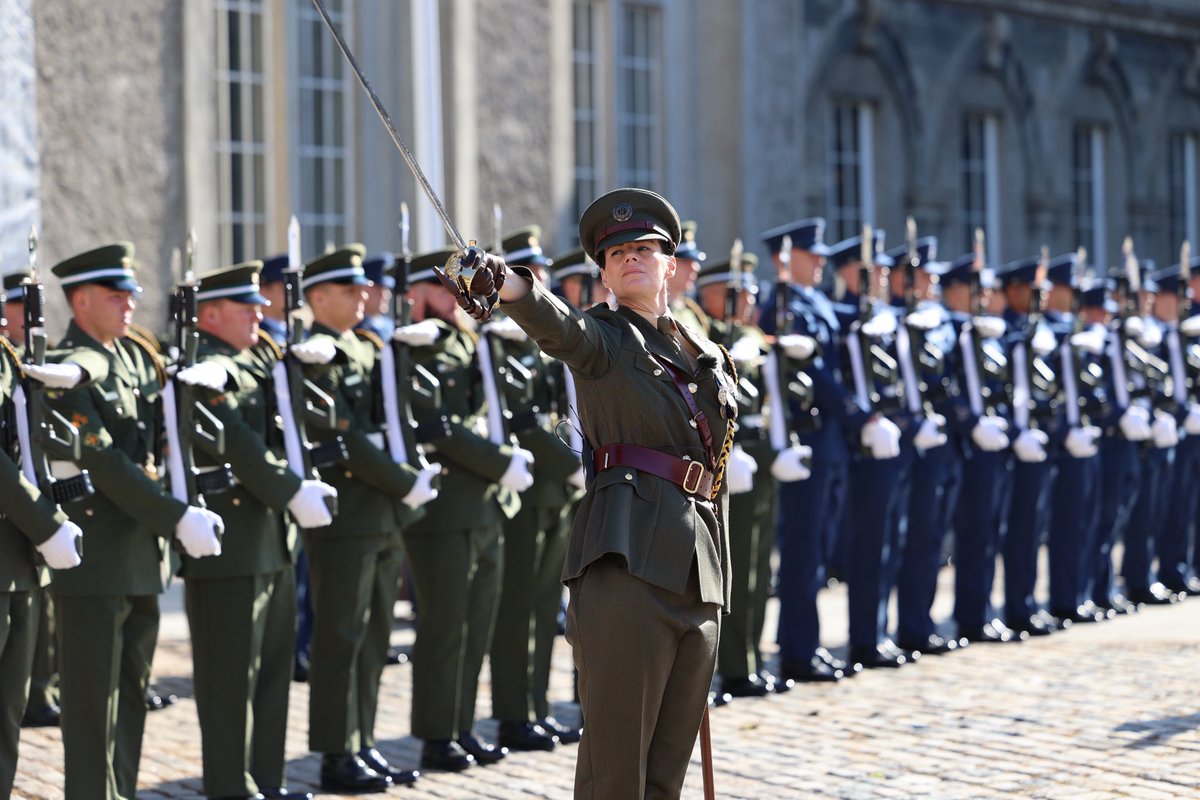 GovIE's tweet image. Taoiseach @MichealMartinTD today attended the annual National Day of Commemoration Ceremony.
The ceremony honoured all Irishmen and Irishwomen who died in past wars or on military service with the United Nations and other International organisations in the service of peace.