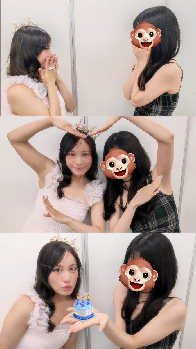 かわいすぎる真木子姫🫠🩷
ほわほわしたエフェクトかけるしかなかったです！これは！お姫様過ぎたので！！(？)
細い三つ編みも、こめかみのところで止めてるリボンも本当にｶﾜｲｶｯﾀｧァァァ