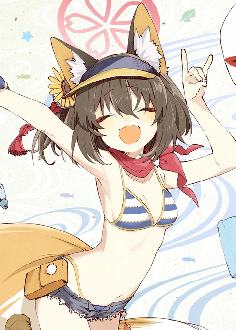 こちらの本にこんな感じのイズナを描かせていただきました
