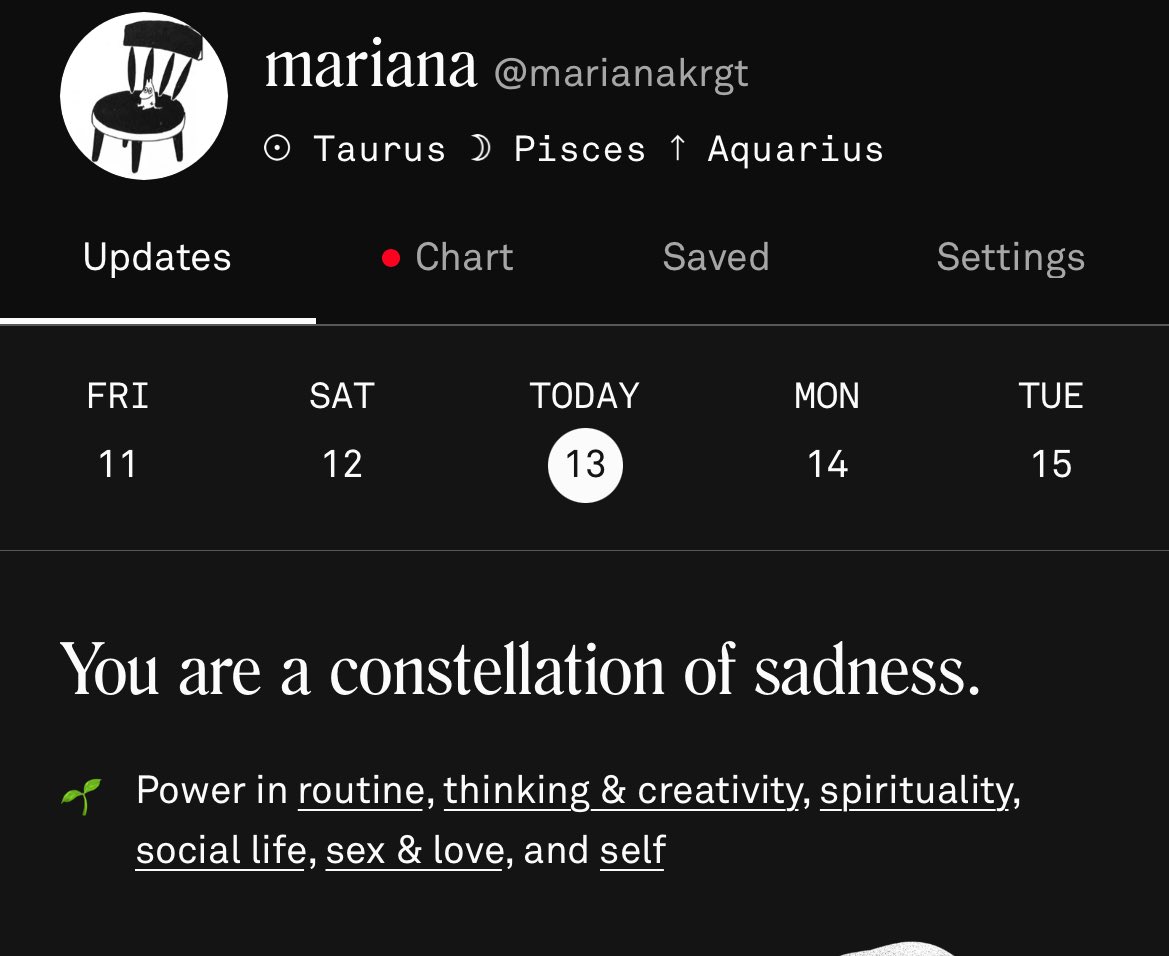 But otherwise I’m doing great