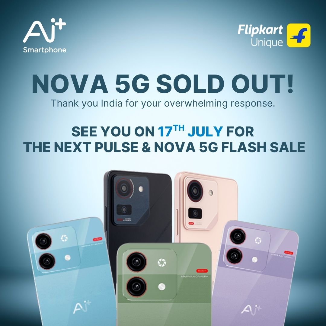 🚀We’re officially sold out on Flipkart!
Nova 5G flew off the shelves 💥 — all thanks to your incredible support.
