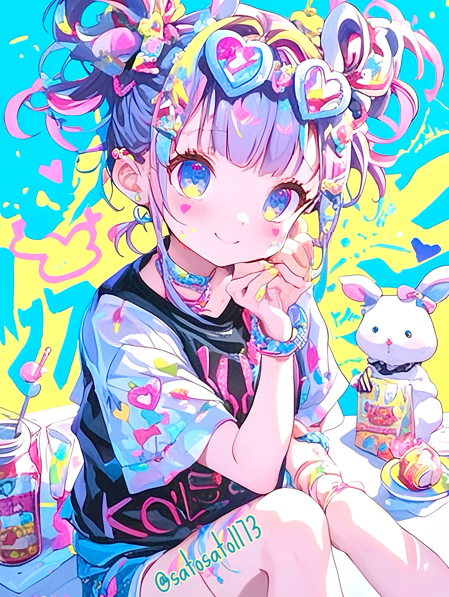 ♡該当者様アート♡ 青💙skeb募集中 on X: 
