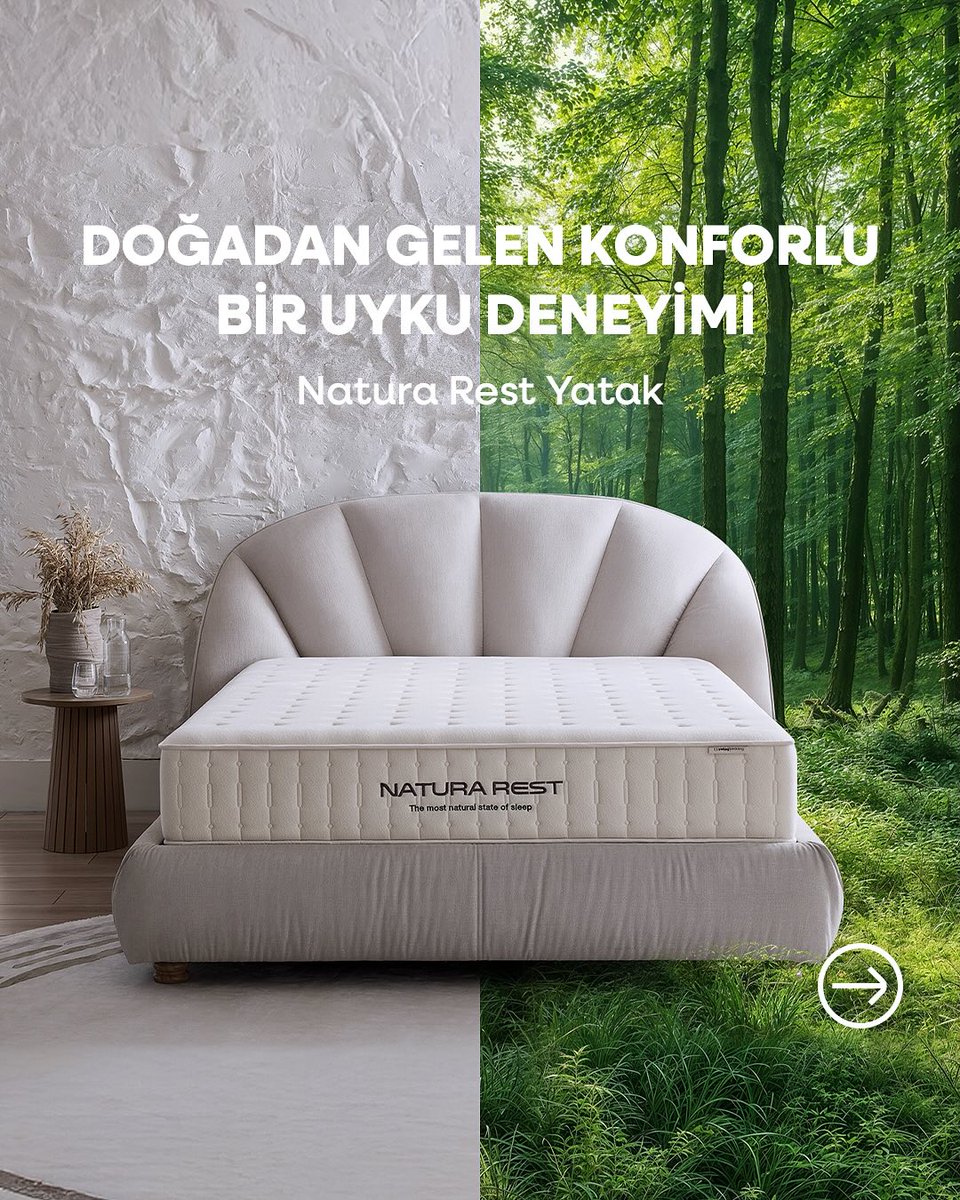yatasbedding's tweet photo. Doğadan ilham alan Natura Rest Yatak; doğal lateks, hindistan cevizi lifleri ve organik pamukla konforlu, serin ve sağlıklı bir uyku sunuyor. 🌿 🛏️ ♻️ https://t.co/9Mz5aBDu2a