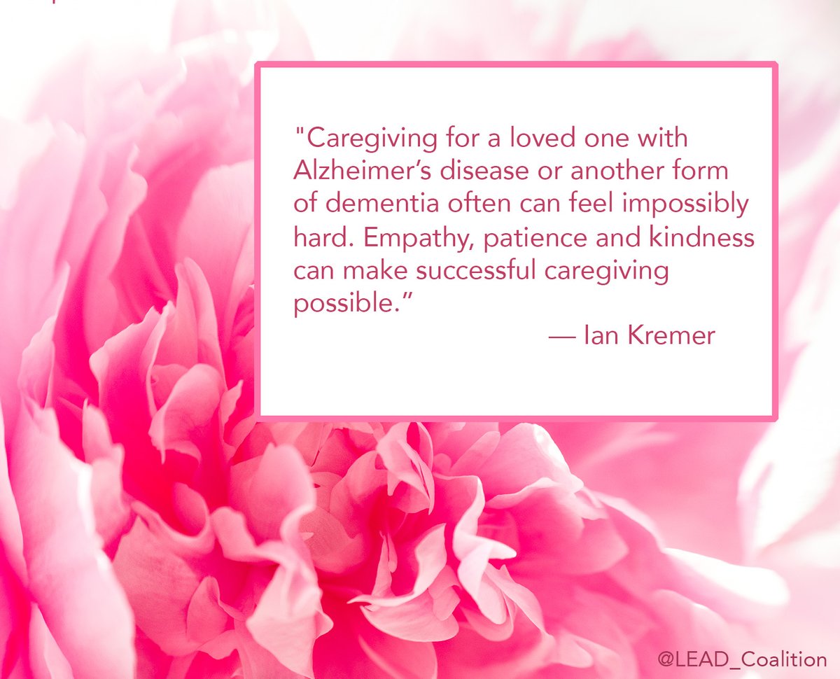 LEAD_Coalition's tweet image. This is #caregiving. "#Caregiving for a loved on with #Alzheimers disease or another forms of #dementia often can feel impossibly hard. Empathy, patience and #kindness can make successful caregiving possible." ~ Ian Kremer
(image: @LEAD_Coalition) #quote