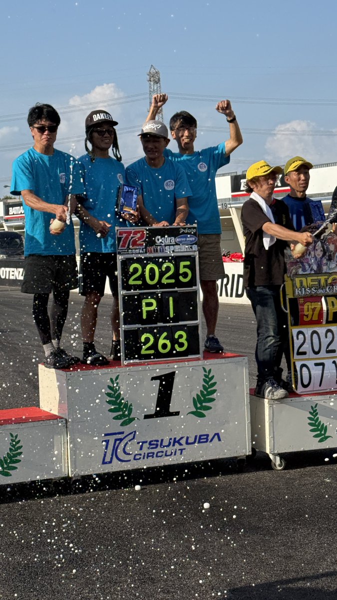 Shunsr27's tweet photo. ミニロク2025
Super Global
総合&amp;クラス 優勝🥇

周りがかなり速い中、13秒入りの我慢の2時間走行で、
5年連続優勝できました！！
#ミニロク #筑波サーキット https://t.co/aJqyLgbV0z