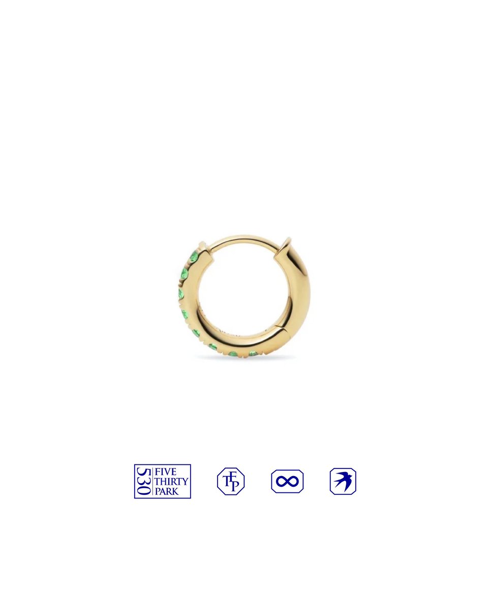 Earring five park 美品 Hoop thirty (S)
