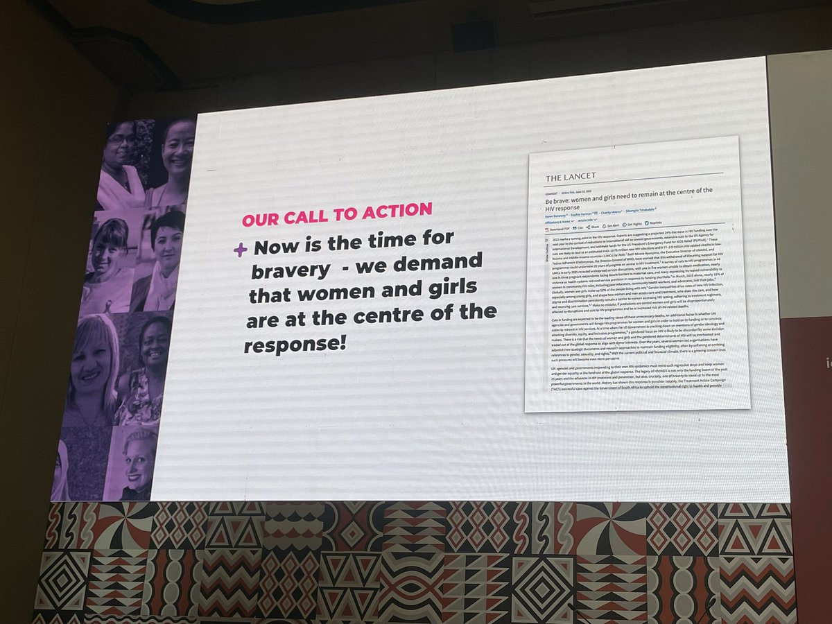 #IAS2025 pre-conference, “Women Know What Works - Celebrating the successes of women living with HIV in the global response”