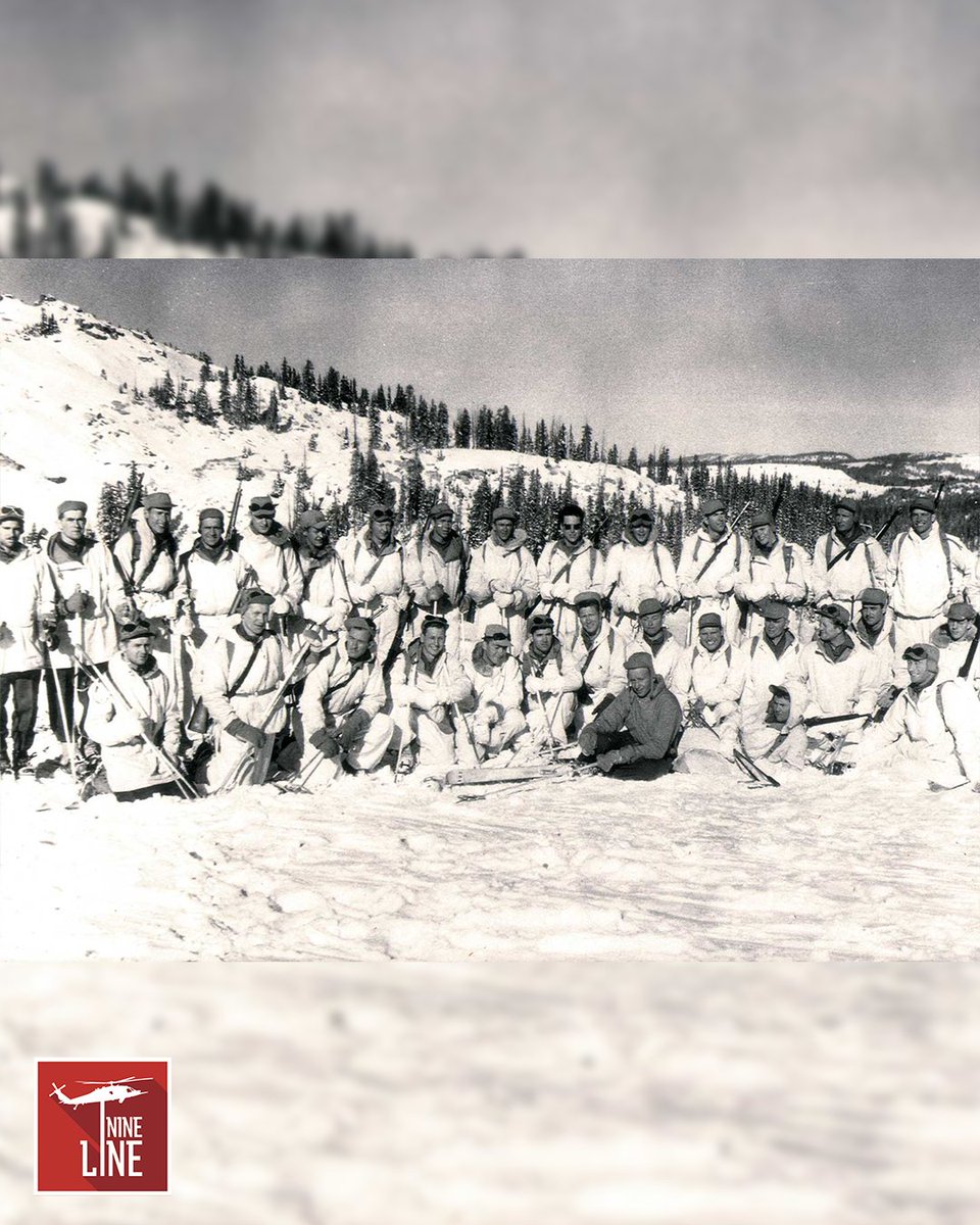 NineLineApparel's tweet photo. July 13, 1943 - The 10th Mountain Division was created at Camp Hale, Colorado as the 10th Light Division (Alpine). Training at the 9,200 ft high Camp taught its Soldiers to survive under brutal mountain conditions.
#ninelineapparel #onthisday #thisdayinhistory #10thmountain #10thmountaindivision #usarmy #usarmyhistory #soldiers