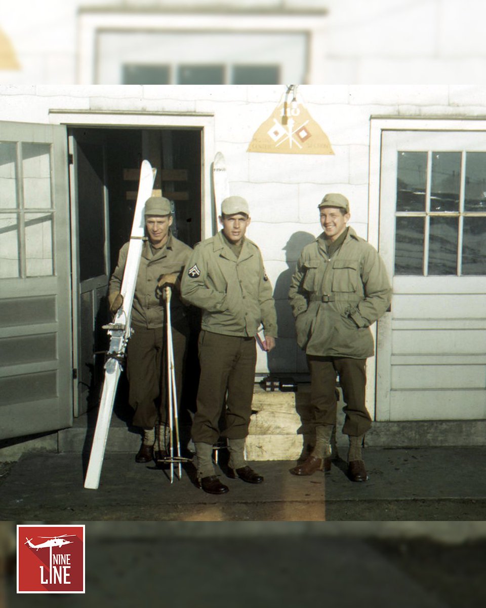 NineLineApparel's tweet photo. July 13, 1943 - The 10th Mountain Division was created at Camp Hale, Colorado as the 10th Light Division (Alpine). Training at the 9,200 ft high Camp taught its Soldiers to survive under brutal mountain conditions.
#ninelineapparel #onthisday #thisdayinhistory #10thmountain #10thmountaindivision #usarmy #usarmyhistory #soldiers