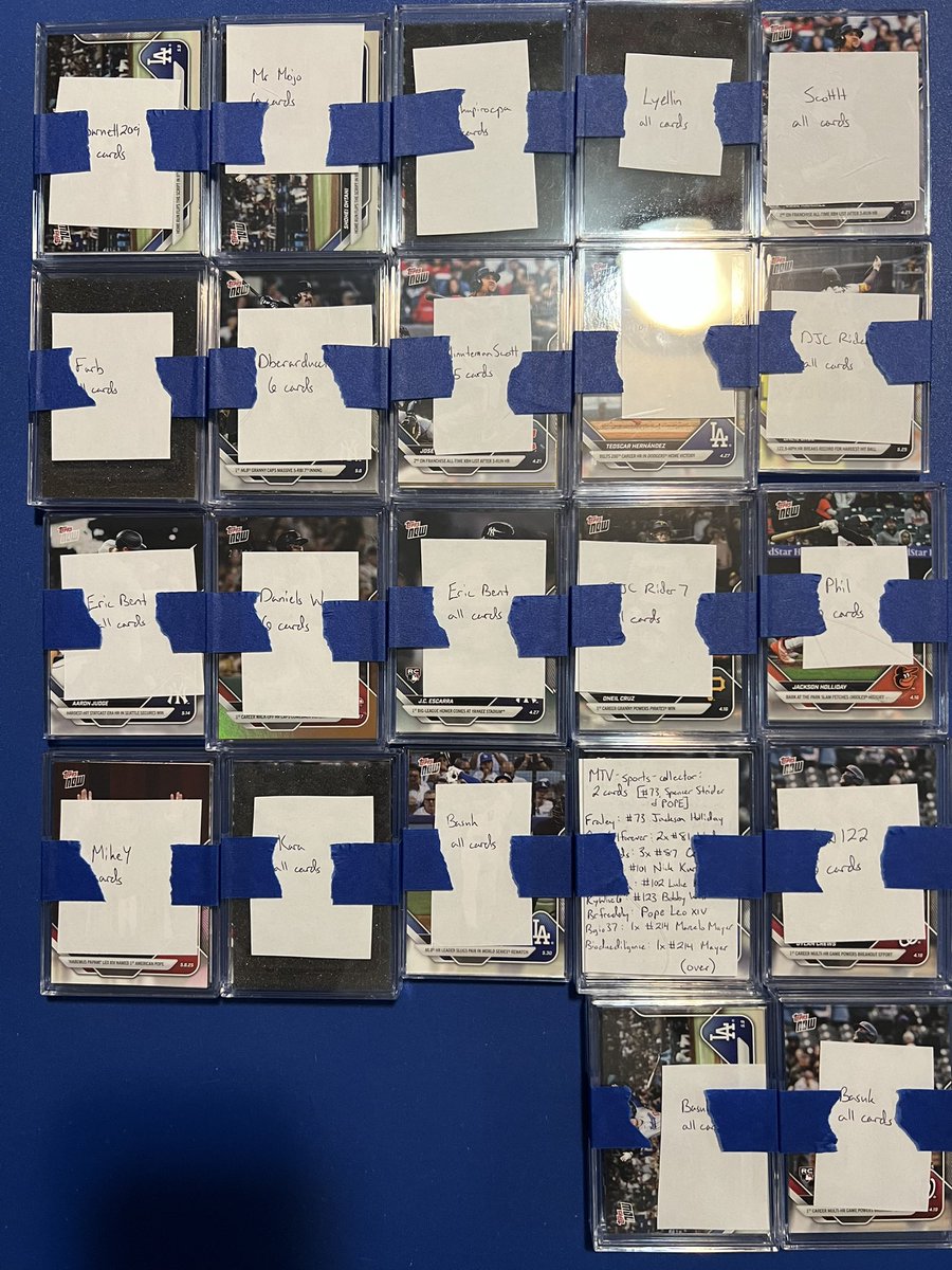 If you’re a Break Club token holder and participate in the Topps Now group purchases, you have orders going out in this week’s mail. <a href="/BreakClubNFT/">Break Club</a> 
Claim offers posted daily in Discord.