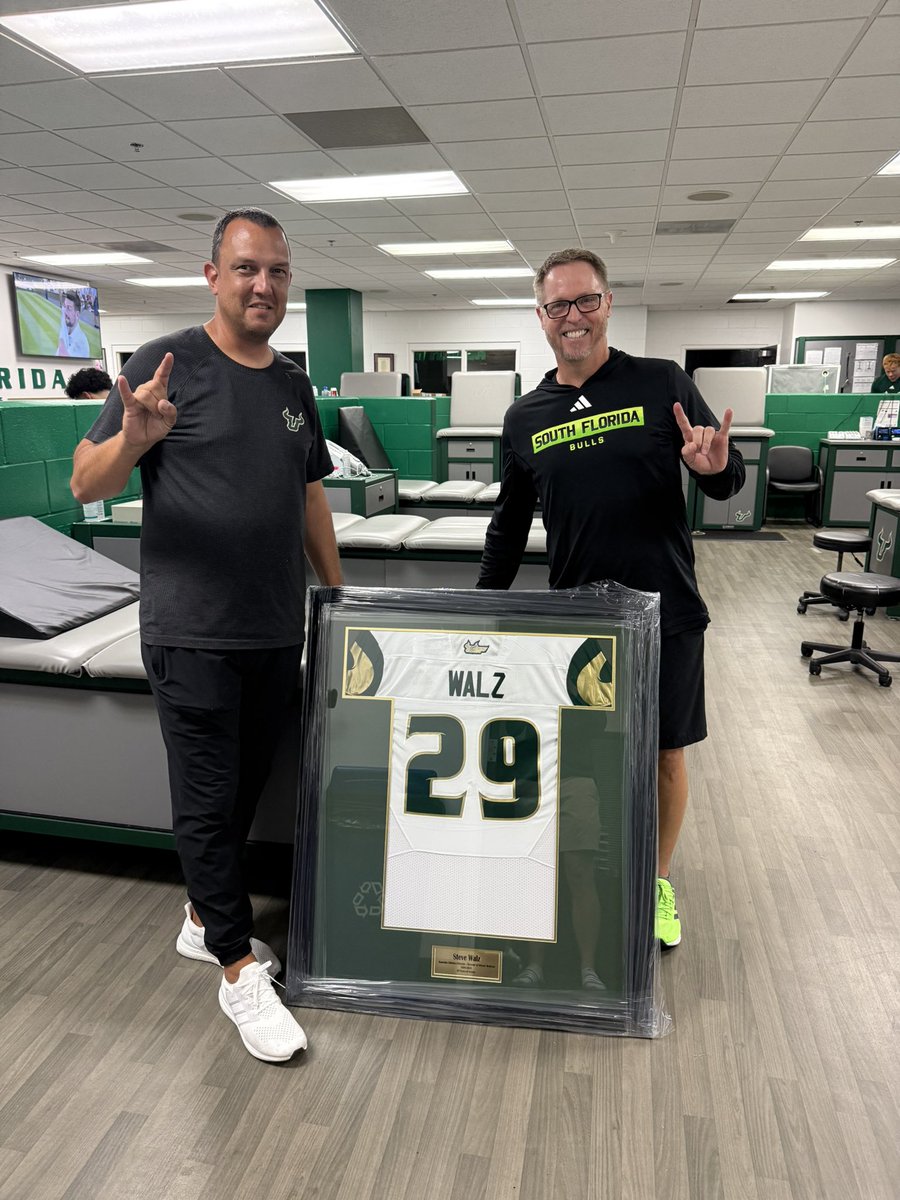 Steve Walz (@stevewalz1) on Twitter photo Honored to have worked with this guy for 2 1/2 decades, best in the business. Thanks for spoiling me all these years Leesus!!! <a href="/USF_Equipment/">USF Equipment</a> Honored to have worked with this guy for 2 1/2 decades, best in the business. Thanks for spoiling me all these years Leesus!!! <a href="/USF_Equipment/">USF Equipment</a>