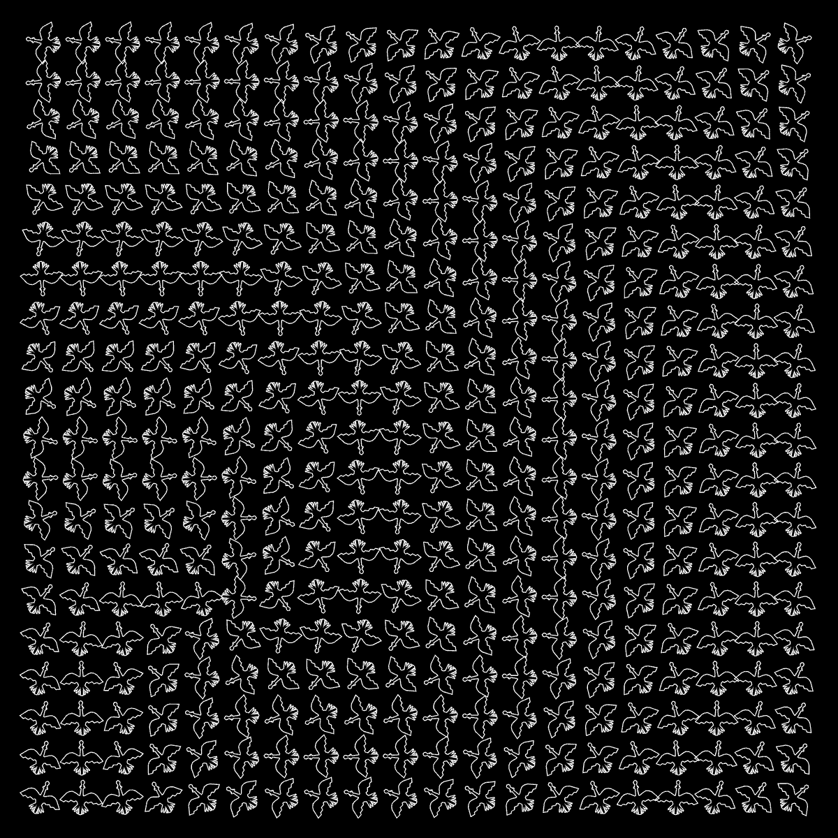 lukefivehundred's tweet image. What do big institutions such as @BuffaloAKG, @SFMOMA, @UIMArt, @ooeculture, and private collectors such as Spalter Digital and @ragnar_meta have in common? They have all collected works from @drbillkolomyjec. Happy first anniversary to the Plotter Art to Blockchain collection!