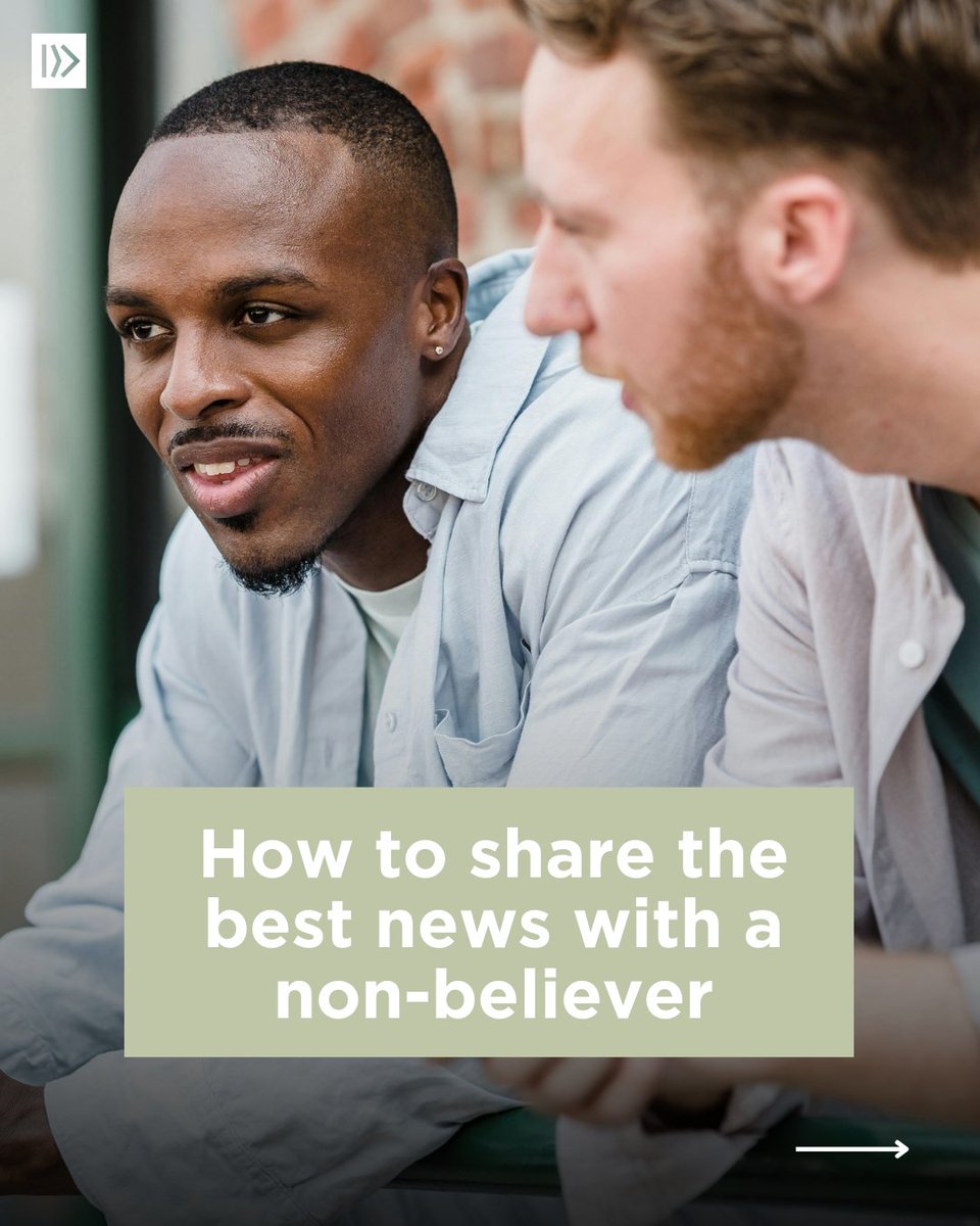 NAMB_SBC's tweet image. Use this guide to start a gospel conversation with a non-believing friend in your community. 🙏
1. Share the bad news
We’re all sinners separated from God.
2. Share the worst news
There’s nothing we can do to fix our sin problem.
3. Share the good news
Jesus did for us what we…