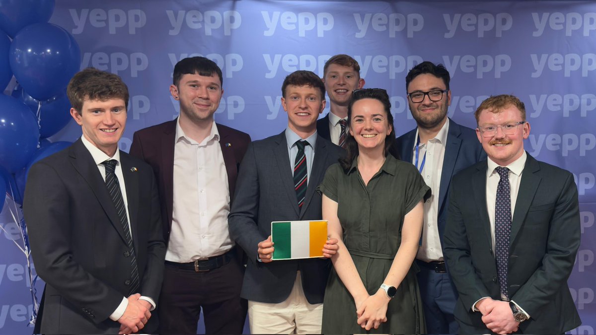 A strong team <a href="/yfg/">Young Fine Gael</a> at <a href="/YouthEPP/">YEPP</a> Congress 2025 ! 🇮🇪 🇪🇺

And a huge congratulations to YFGs own <a href="/EoinScarlett/">Eoin Scarlett</a> on his election as Deputy Secretry General. 💪