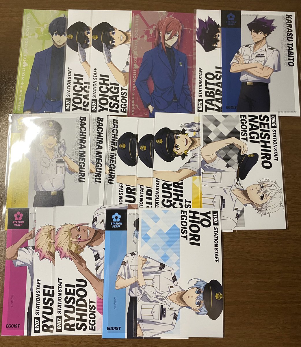 ブルーロック JR東海 推し旅 士道龍聖 缶バッジ ネームプレート 特典 ブルーロック2期 推しキャラバッジコレクション/士道 龍聖 8個入