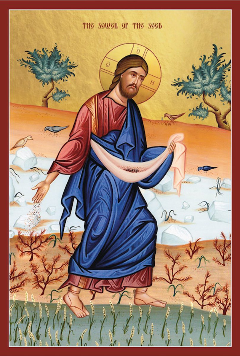 Aaronaeus's tweet image. 🧵“Once saved, always saved” or “Eternal Security” gets wrecked by Jesus Himself.
In the Parable of the Sower, He shows that someone can believe, rejoice, and still fall away.
But John MacArthur reinterprets it to fit Calvinism. Let’s look at what Jesus actually said. 👇