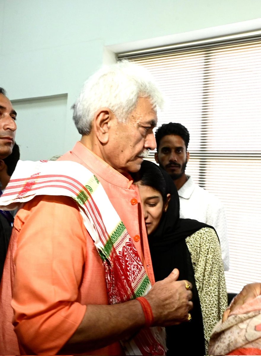 Deputy Commissioner Doda (@dcdodaofficial) on Twitter photo LG Sh.Manoj Sinha handed over appointment letters to the NoKs of terror victims.“These families, forsaken and forgotten,suffered silently for decades. Now, the stories of their loved ones,brutally killed by Pakistan-backed terrorists, are being brought to the forefront,”he said. LG Sh.Manoj Sinha handed over appointment letters to the NoKs of terror victims.“These families, forsaken and forgotten,suffered silently for decades. Now, the stories of their loved ones,brutally killed by Pakistan-backed terrorists, are being brought to the forefront,”he said.