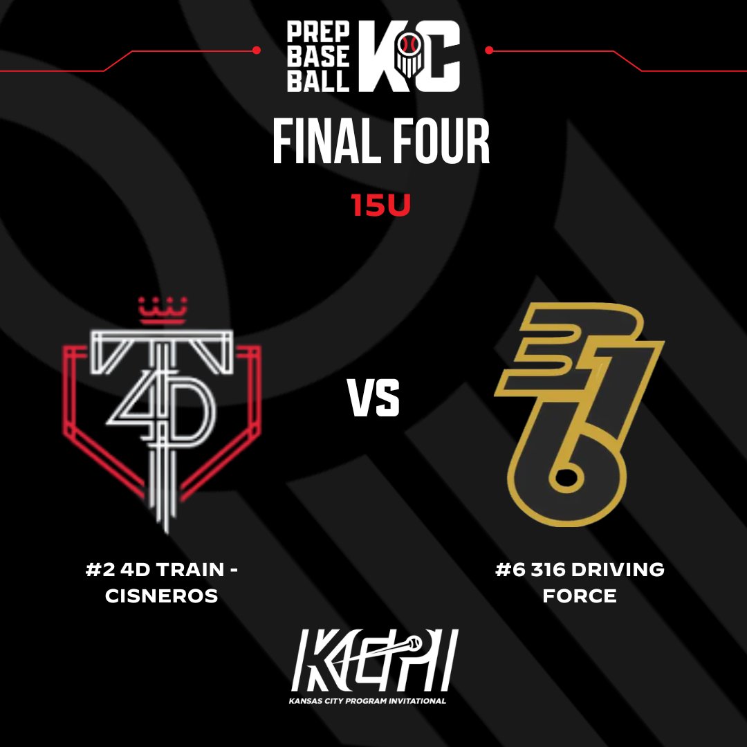 Prep Baseball Kansas City (@prepbaseballkc) on Twitter photo 15U KANSAS CITY PROGRAM INVITE FINAL 4️⃣
<a href="/RoyalsScoutTeam/">RoyalsScoutTeam</a> 🆚 <a href="/BCbaseballtoday/">Building Champions</a>
<a href="/4DTrainBaseball/">4D Train Baseball - Cisneros</a> 🆚 <a href="/316DFB/">316 Driving Force Baseball</a>
Can't make it out to the park? Follow along live!!
🔗: loom.ly/uPZynso
#PrepBaseballKC #KCPI25 15U KANSAS CITY PROGRAM INVITE FINAL 4️⃣
<a href="/RoyalsScoutTeam/">RoyalsScoutTeam</a> 🆚 <a href="/BCbaseballtoday/">Building Champions</a>
<a href="/4DTrainBaseball/">4D Train Baseball - Cisneros</a> 🆚 <a href="/316DFB/">316 Driving Force Baseball</a>
Can't make it out to the park? Follow along live!!
🔗: loom.ly/uPZynso
#PrepBaseballKC #KCPI25