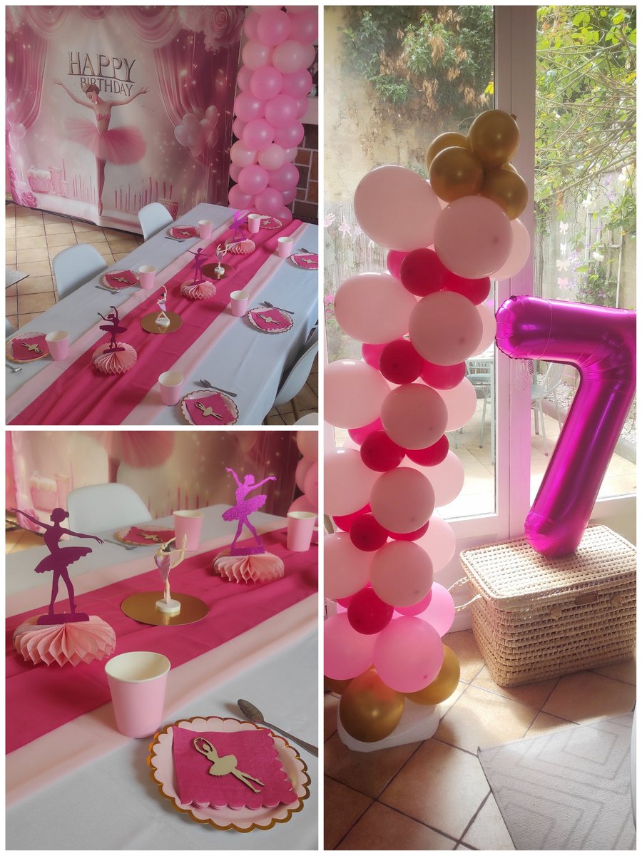 Evariel_event's tweet photo. Il y a quelques jours, Evariel a eu le plaisir d'organiser et décorer le septième #anniversaire d'Eva sur le thème de la danse classique. https://t.co/lA8Qd3UYlH