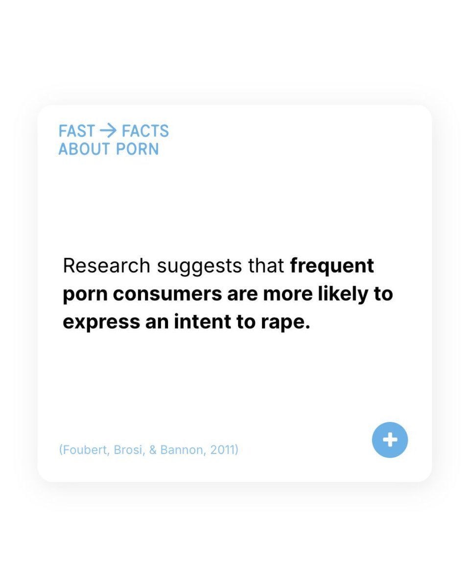 FightTheNewDrug's tweet image. 🚨👏PSA: Porn is normalizing rape culture.
Learn the truth about porn here: buff.ly/q8oPigQ