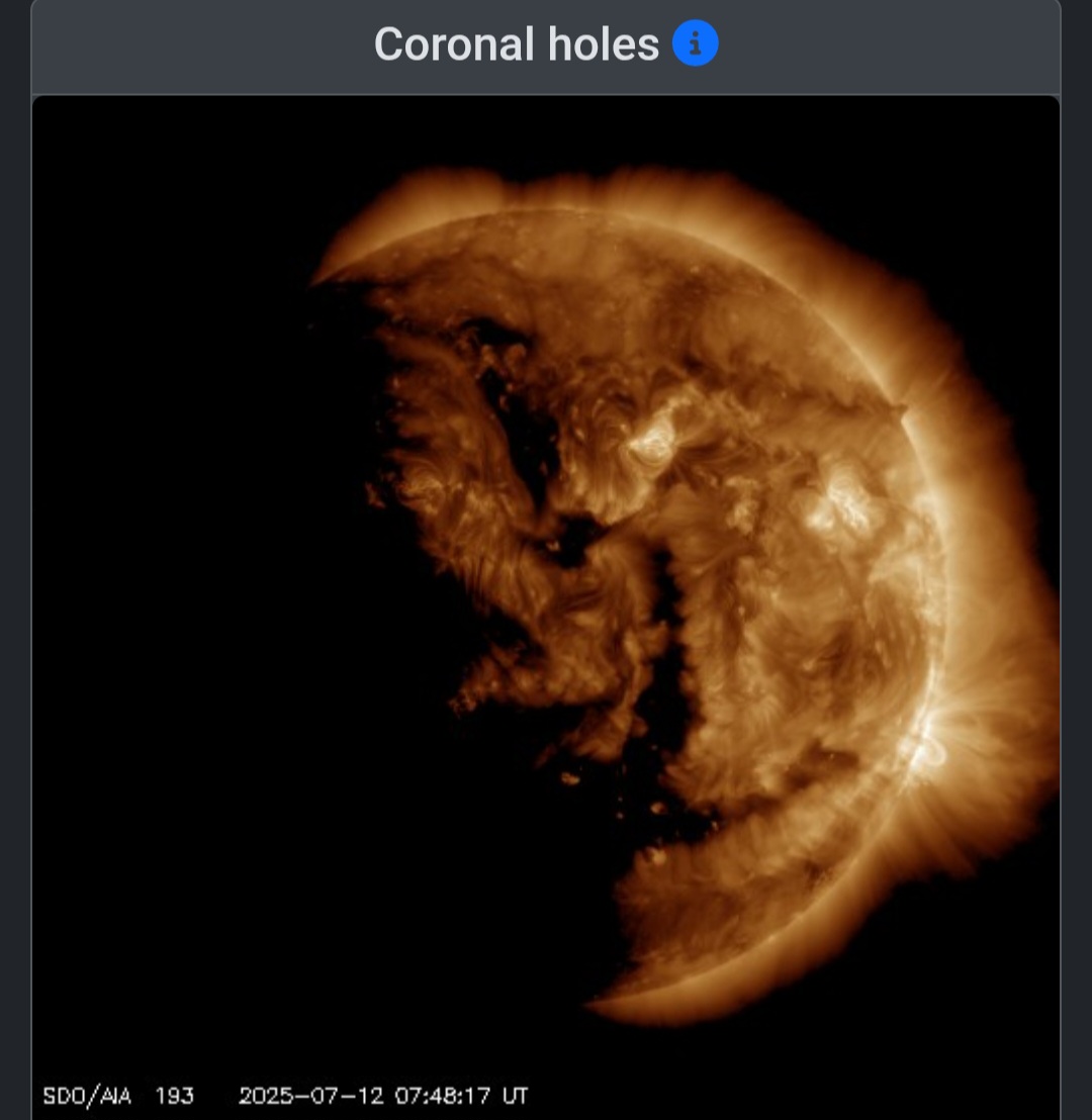 HaelVoort's tweet image. These coronal holes are getting out of hand. "Massive" doesn't cut it anymore.