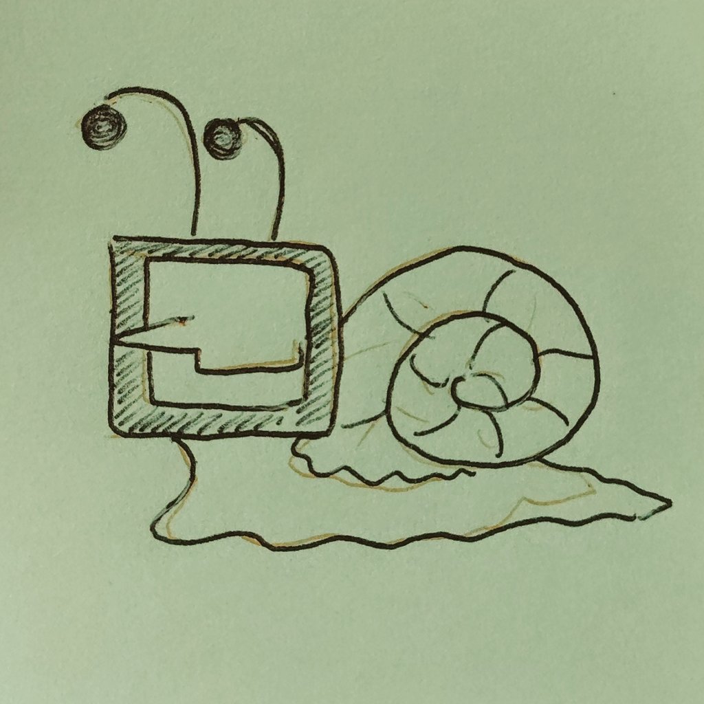 peggysideup's tweet image. snail #tenna