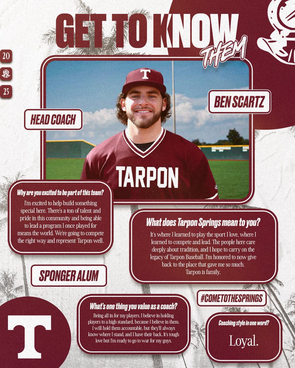 Get to know Head Coach: Ben Scartz

#ComeToTheSprings #SpongerPride
