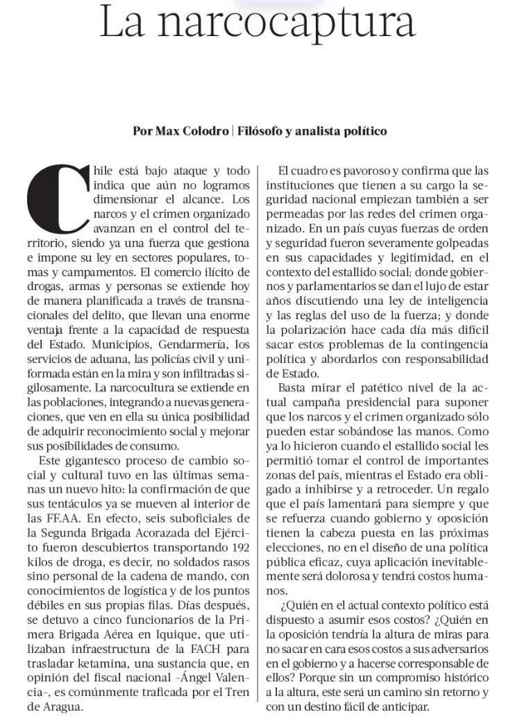 La narcocaptura…
