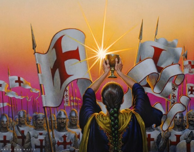 "Mystic Rose" by artist Don Maitz (detail).