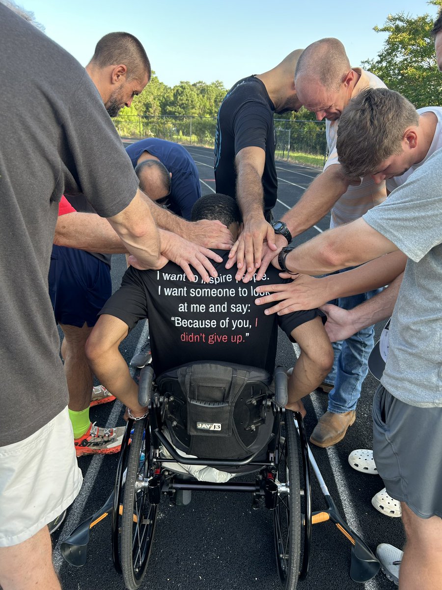 Last week, I began a new chapter on my journey to walk again. I met an amazing guy who said he’d walk with me every Sunday. Today, he couldn’t make it but he didn’t leave me hanging. Instead, he sent a whole group of friends to walk with me!

I’m truly thankful for the beautiful