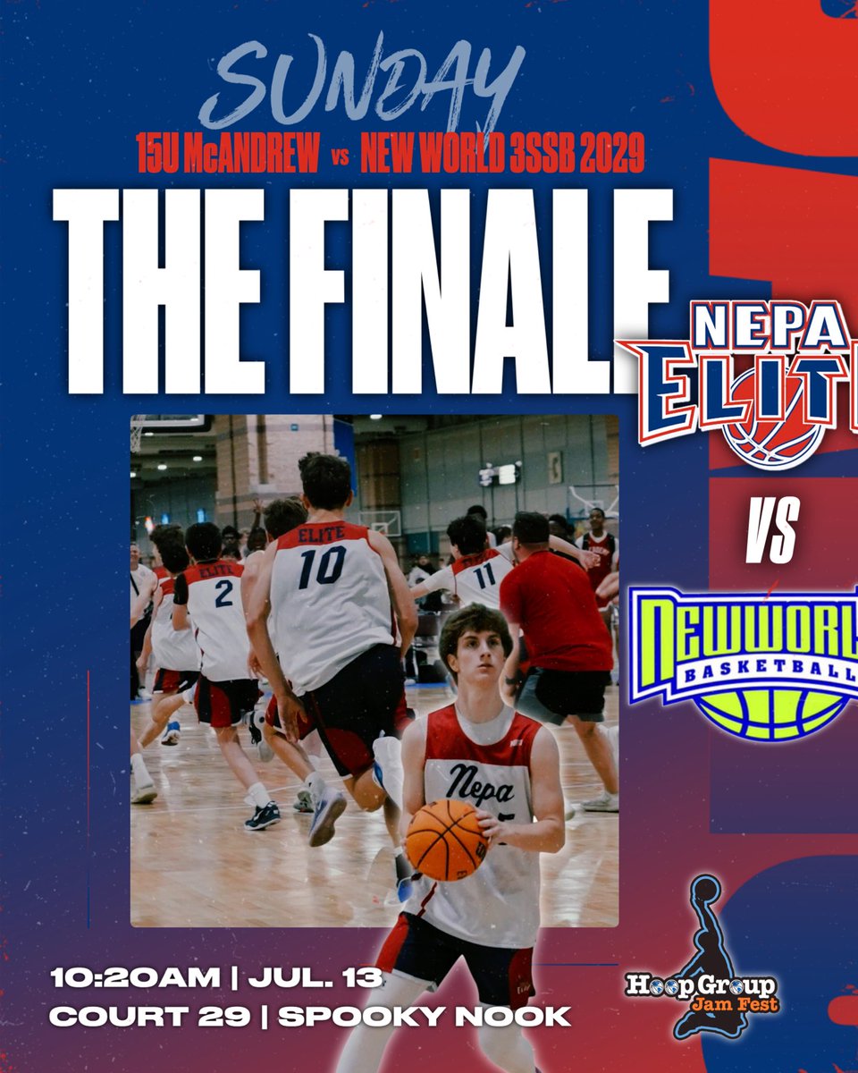 FINAL PUSH AT SUMMER JAM FEST 🔥

One last ride for our other <a href="/NEPA_Elite/">NEPA Elite Basketball</a> high school boys squads today at <a href="/TheHoopGroup/">Hoop Group</a> Summer Jam Fest + HGSL Finals 👊

Whether it’s bracket play or consolation, it’s about pride, reps, and representing that NEPA Elite standard.

#BeELITE