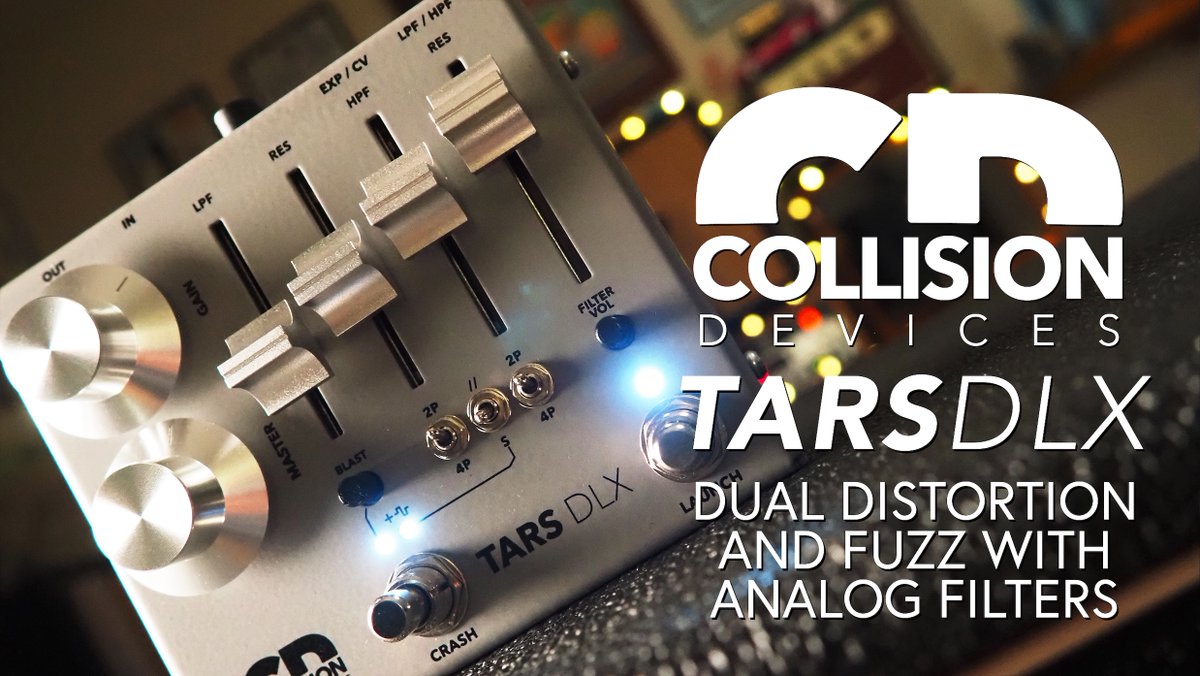 Pedal of the Day (@pedaloftheday) on Twitter photo Some people don't like Fuzz...shocking, but it's true...their minds MIGHT be changed once they play the TARS DLX Dual Distortion/Fuzz w/Analog Filters from #CollisionDevices!!🤘Demo out now, cheers!!
youtu.be/j3sDjh_oAvg
#pedaloftheday <a href="/vintageking/">Vintage King</a> #guitarpedals #guitar Some people don't like Fuzz...shocking, but it's true...their minds MIGHT be changed once they play the TARS DLX Dual Distortion/Fuzz w/Analog Filters from #CollisionDevices!!🤘Demo out now, cheers!!
youtu.be/j3sDjh_oAvg
#pedaloftheday <a href="/vintageking/">Vintage King</a> #guitarpedals #guitar