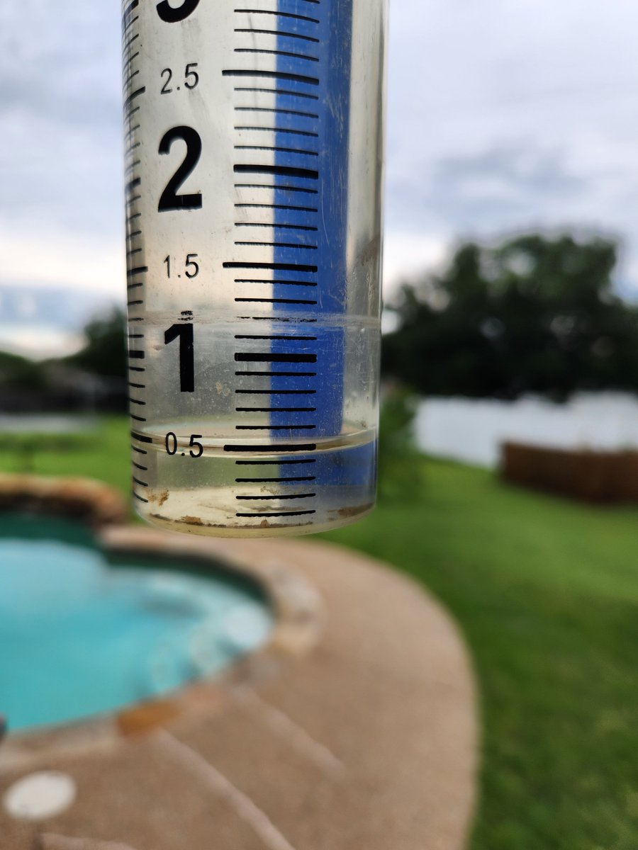 .5 inches of rain in the gauge this morning.